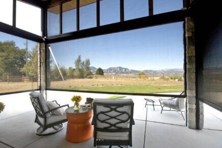 Insolroll Solar Shades contemporary living room