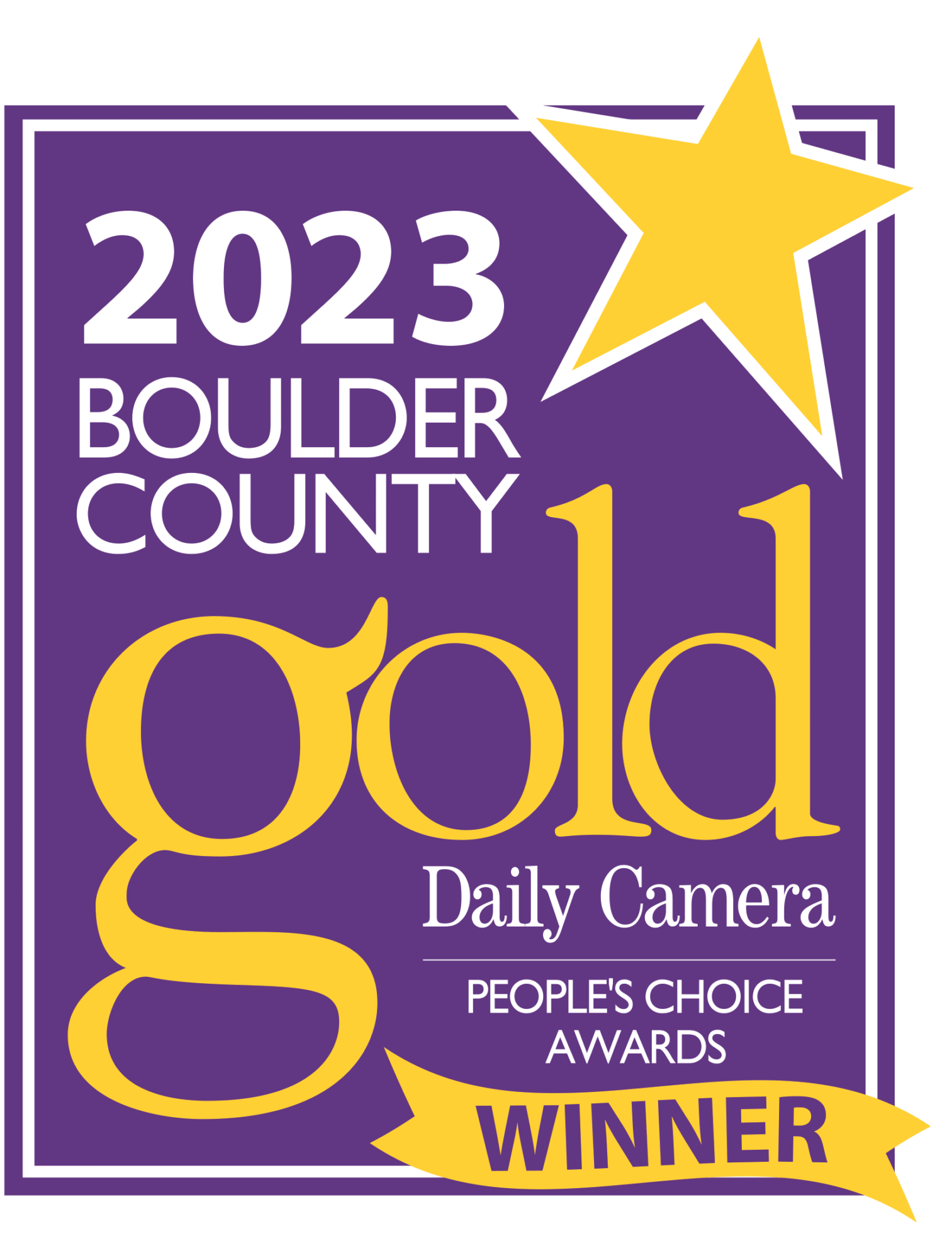 Boulder County Gold 2023 winner badge