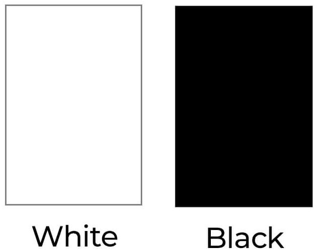 Black and White color choices