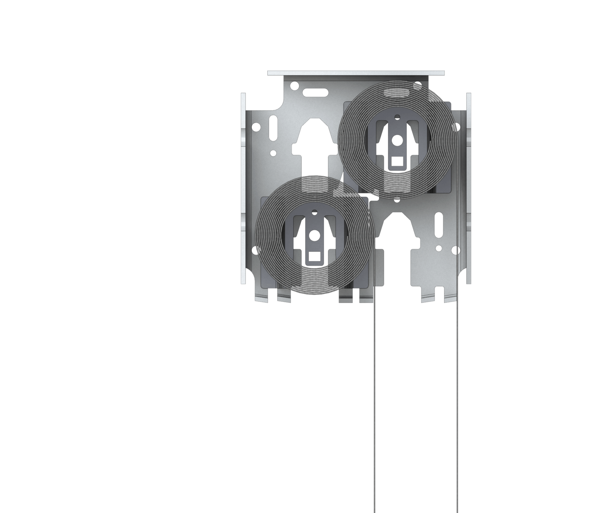 dual clutch shade bracket configuration