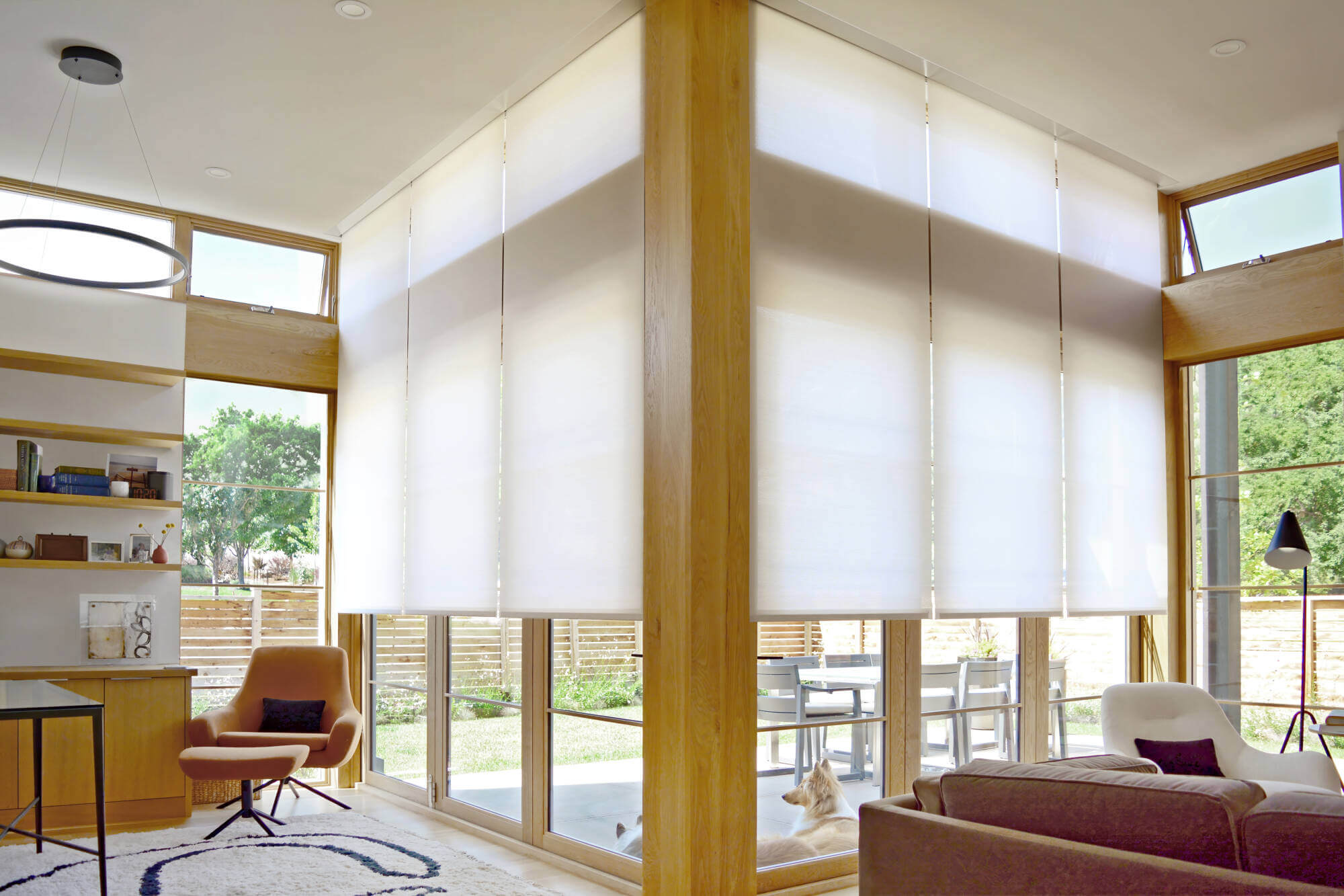 Insolroll Elements Decorative Roller Shades Playa translucent fabric